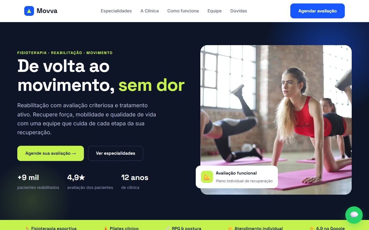 Movva · Fisioterapia