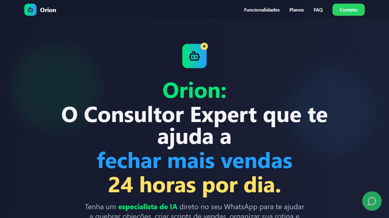 Orion · Agente de IA de Vendas